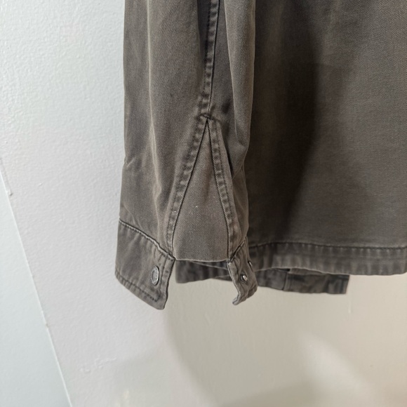 Levi's Khaki Utility Jacket with Star Patches Size M 100% cotton - Picture 10 of 10